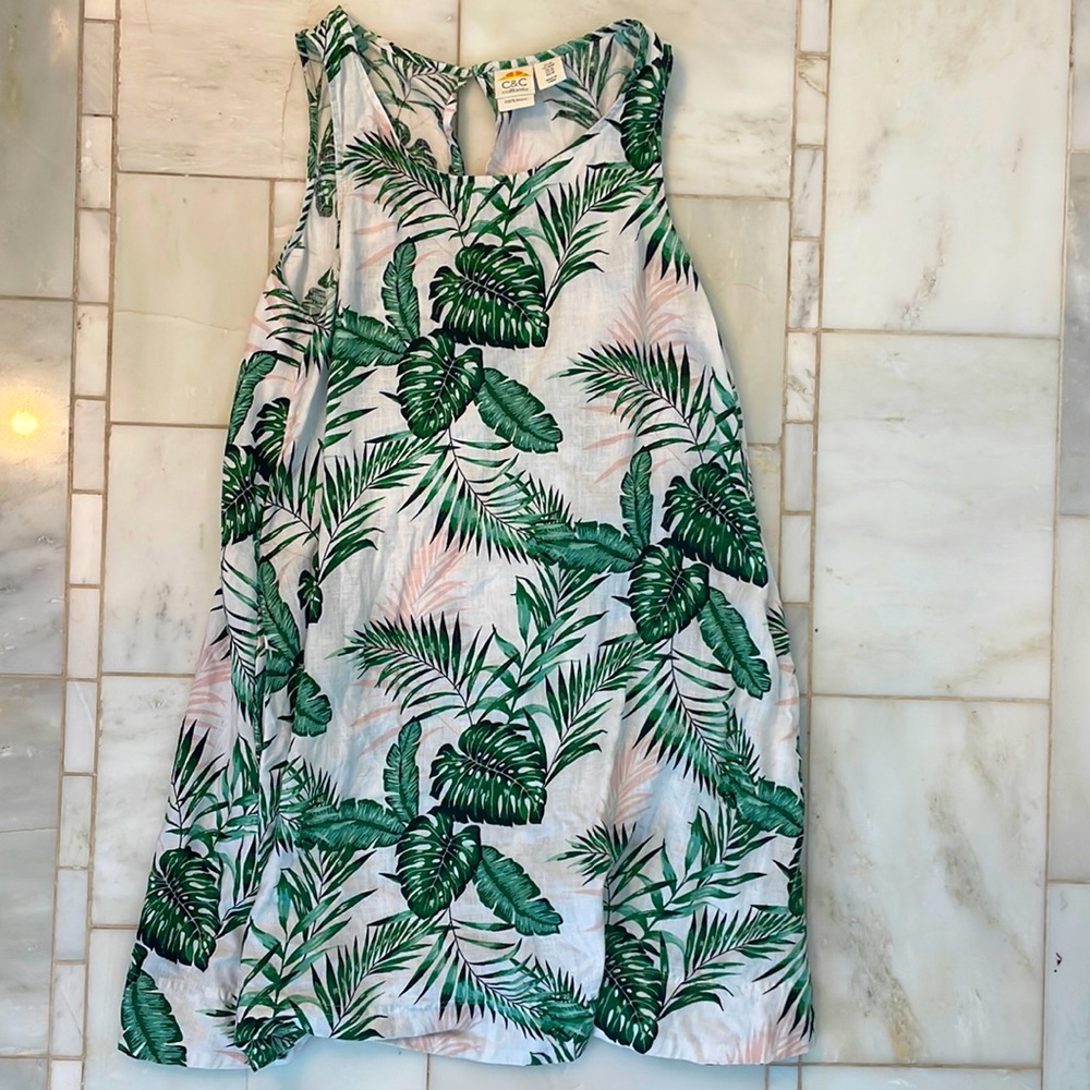 C&C 100% linen summer dress